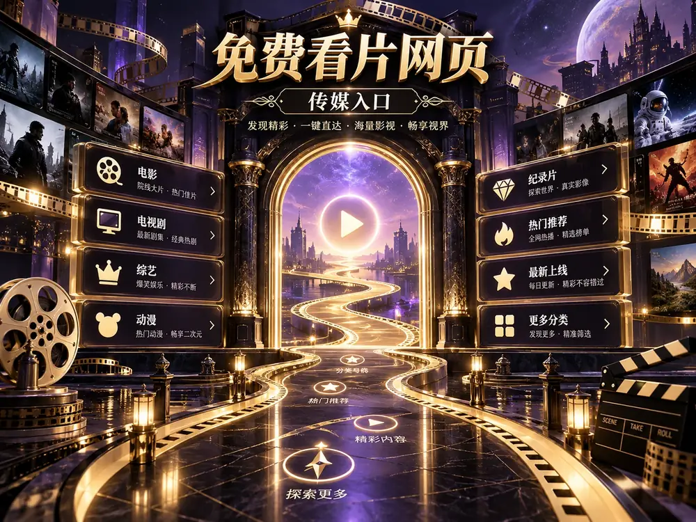 传媒入口栏目视觉